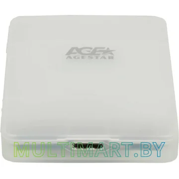 Бокс для жесткого диска AgeStar 31UBCP3 (белый) картинка 5